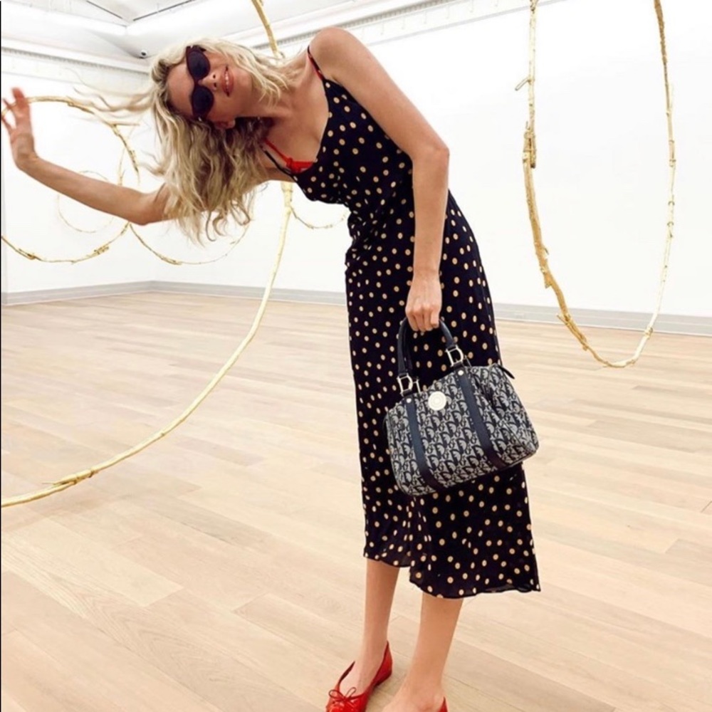 Realisation Par The Iggy Dress Yellow Polka Dot